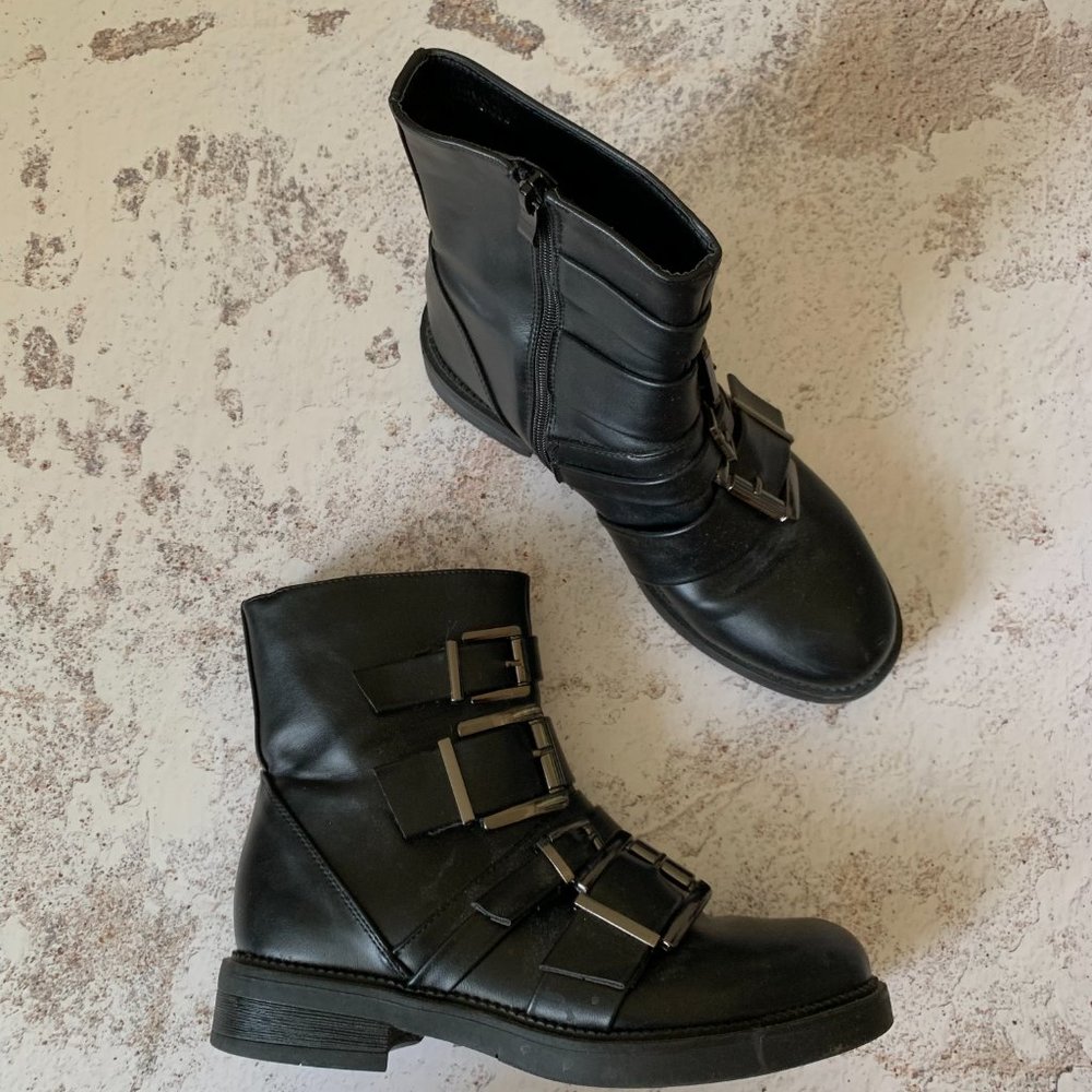 Black Combat Boots